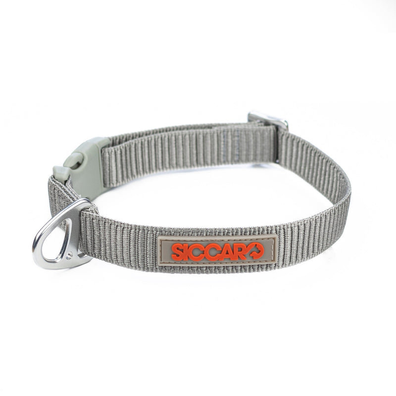Siccaro Sealines-Halsband / 100 % recyceltes Nylon Leashes and collars Silver